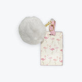 Slant Collection Flamingo Luggage Tag