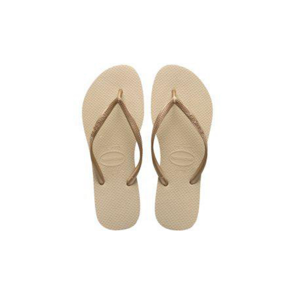 Havaianas 'Slim' Flip Flop in Sand/Light Gold