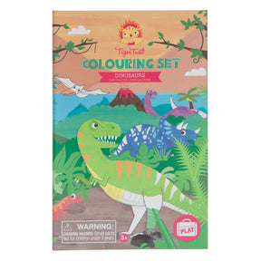 Tiger Tribe COLOURING SET Dinosaurs