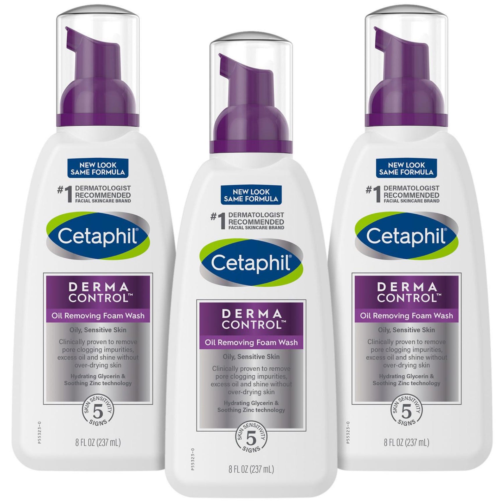 Cerave Cetaphil Pro Dermacontrol Oil Removing Foam Wash 8oz
