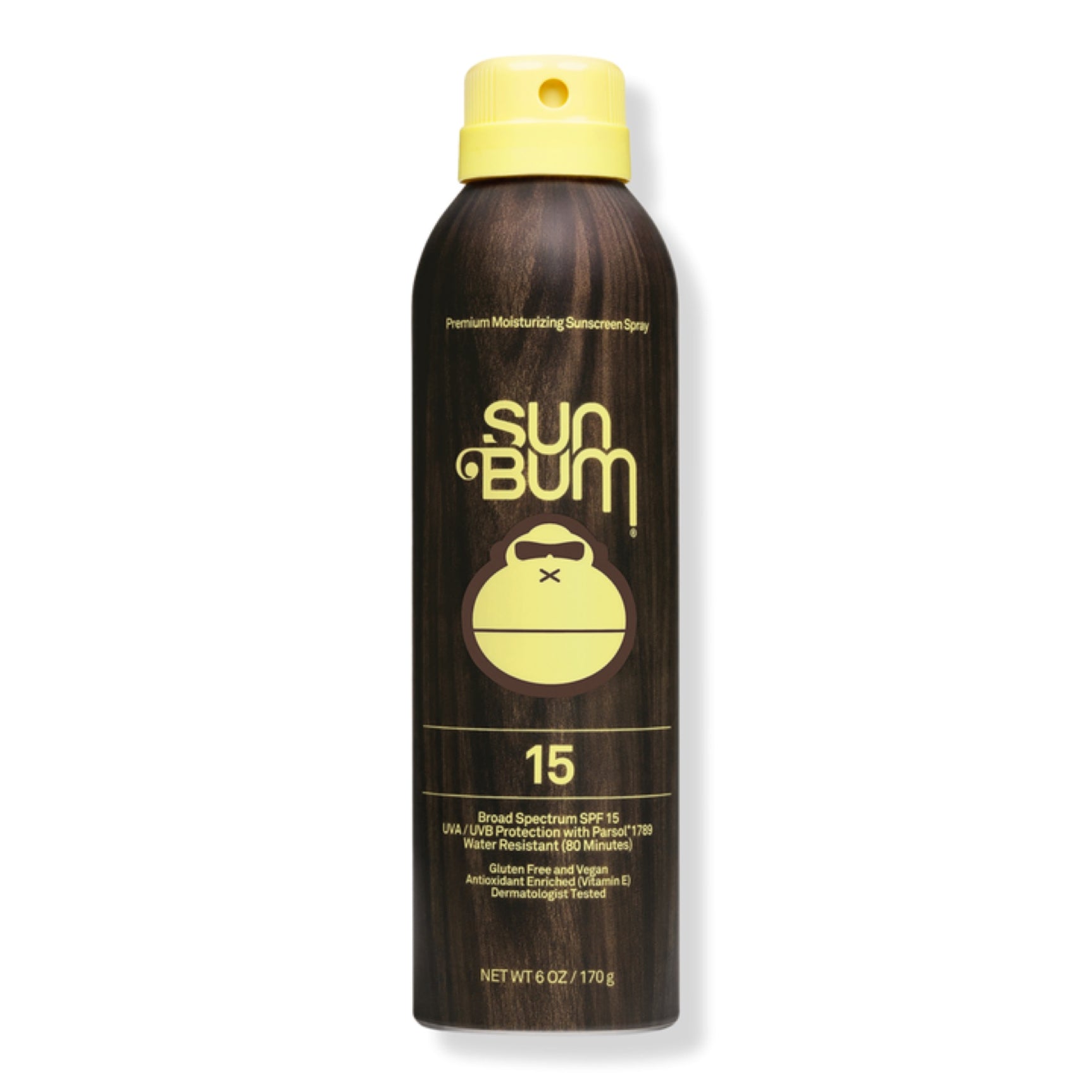 Sun bum premium moisturizing sunscreen spray SPF 15￼un bum premium moisturizing sunscreen spray SPF 15