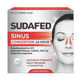 Sudafed sinus congestion 24 hours