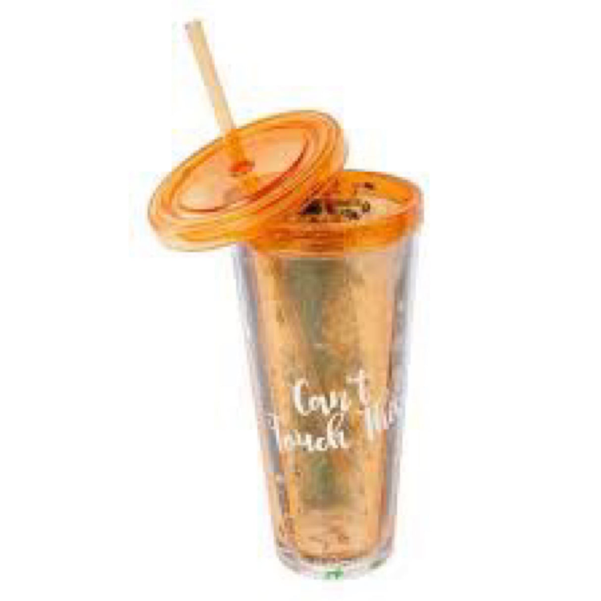 Sunny life glitter tumbler