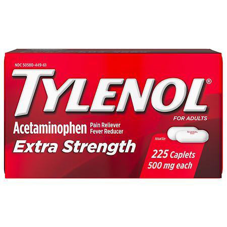 Tylenol Extra Strength Pain Reliever & Fever Reducer Caplets - Acetaminophen