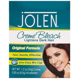 Jolen Creme Bleach Dark Hair Lightener, Original, 1.2 oz Jar