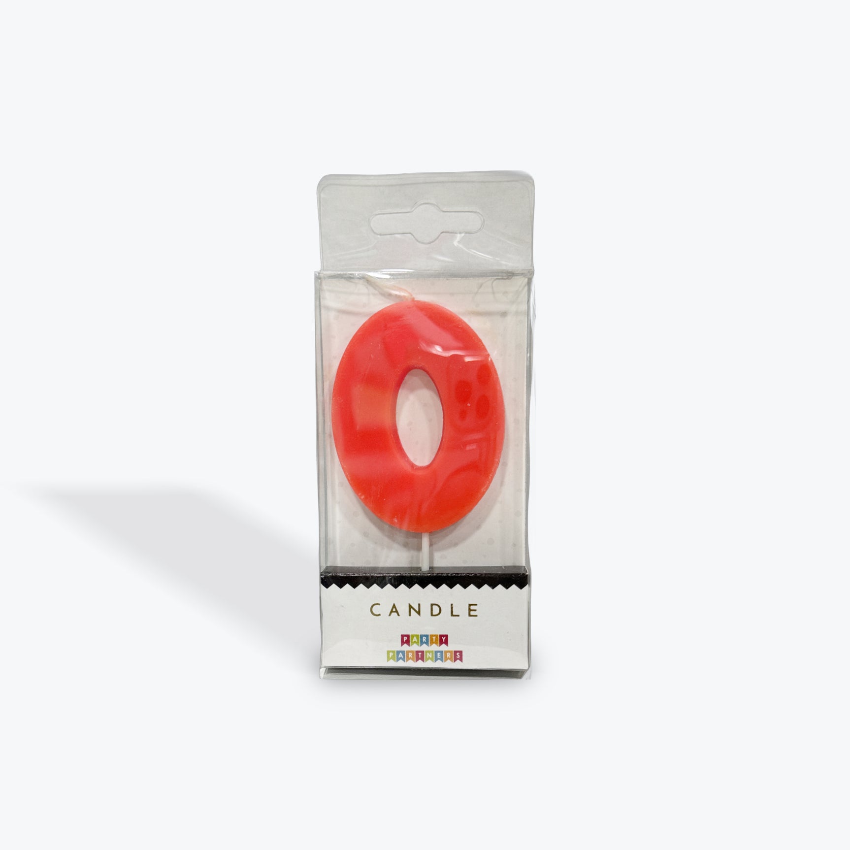 Party Partners Neon Number 0 Candle