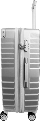 The Legend Ellen Tracy 3 PC Hard Sided Luggage Set: 331-CHROME - Image 8