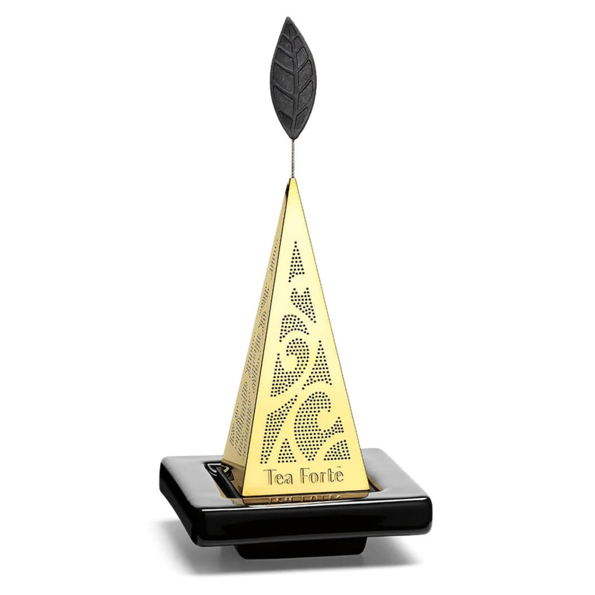 Tea Forte gold plated tea infuser