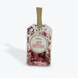 Packed Party Jet Setter Luggage Tag with Pink Confetti sparkles
