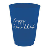 Acrylic Cups-"Happy Hanukkah"- Party Cup Pack of 6