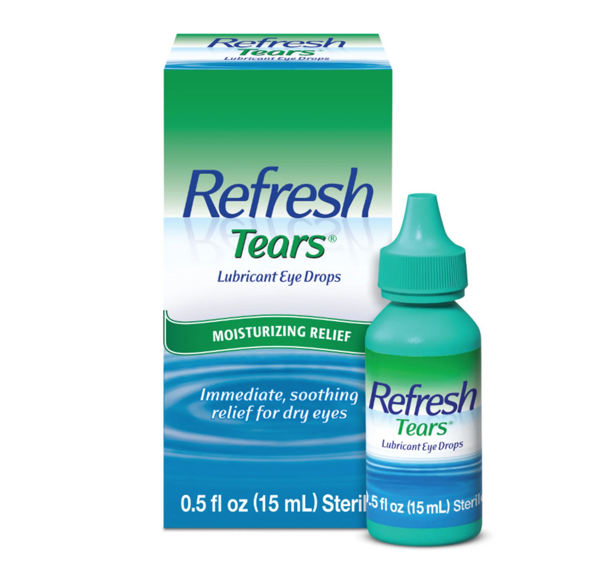 Refresh Tears Lubricant Eye Drops Preserved Tears 0.5 fl oz