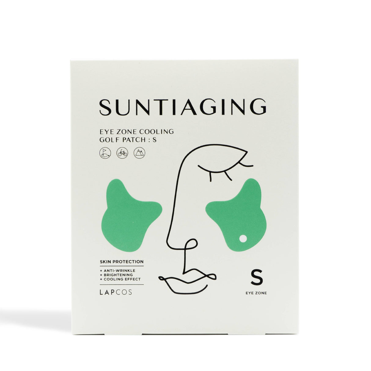 LAPCOS SUNTI-AGING EYE ZONE COOLING GOLF PATCH
SPF50+ PA+++