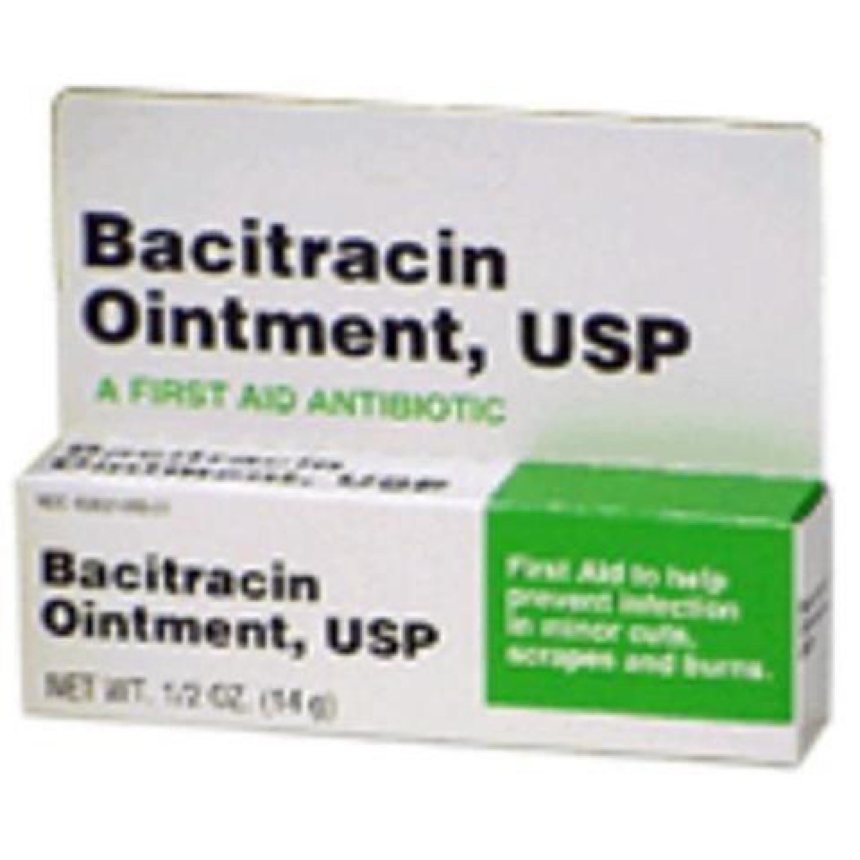 Bacitracin Ointment First Aid Antibiotic Prevent Infection Minor Cut