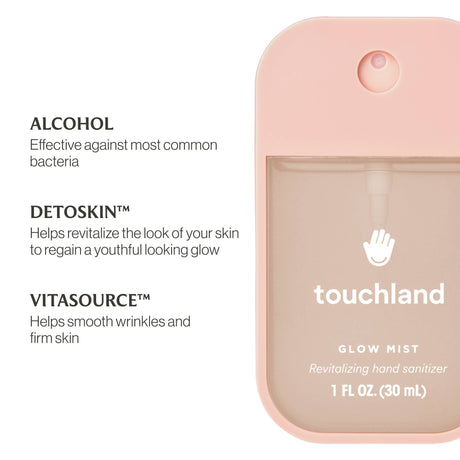 Touchland Rosewater Glow Mist Revitalizing Hand Sanitizer - Image 6