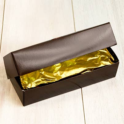 John Kelly Chocolates 8 oz. Truffle Fudge Bar: Semi-Sweet Chocolate & Peanut Butter - Image 3