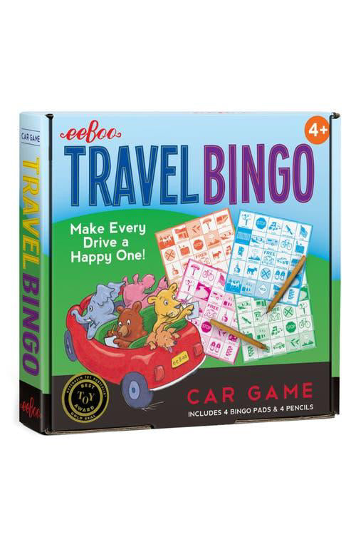 eeBoo Travel Bingo Game in Green
