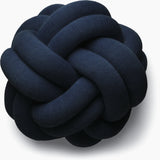 Knotted Pouf- Navy Blue