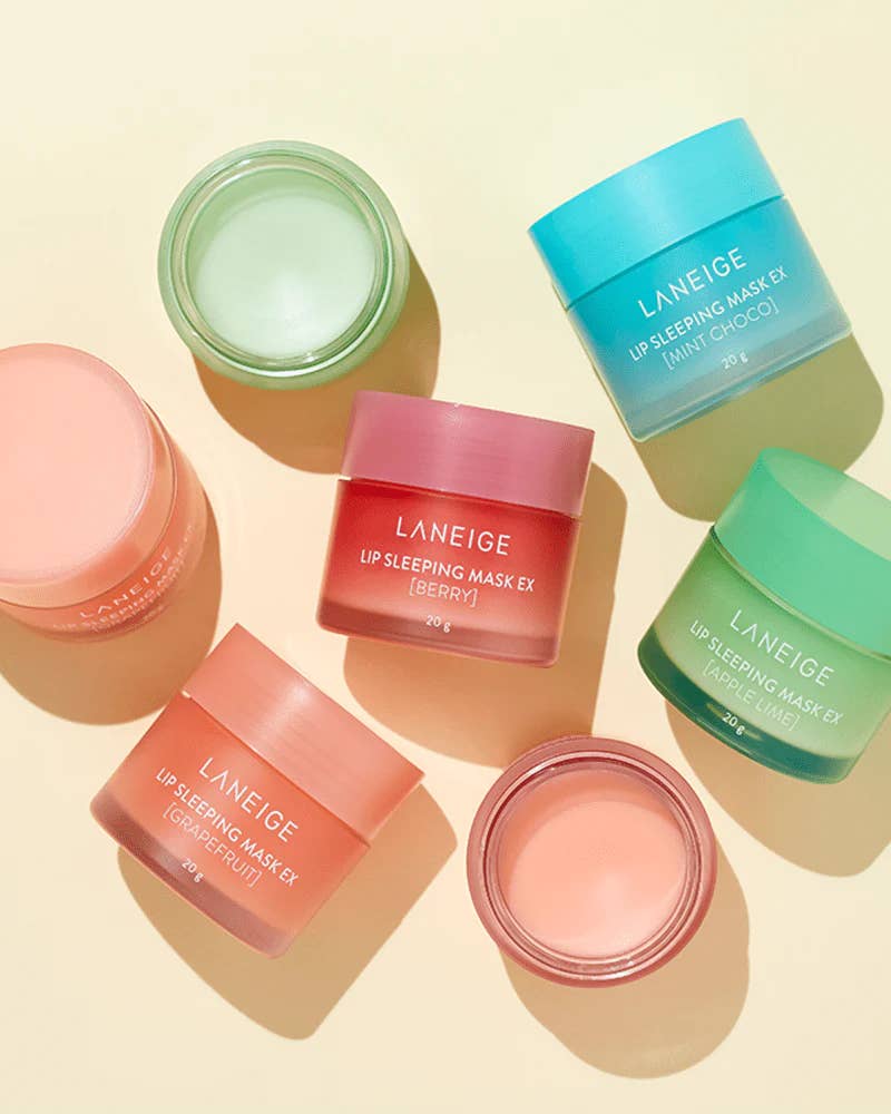 LANEIGE Full Size Lip Sleeping Mask 4 Piece Sampler Pack
