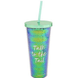 SunnyLife Deep Sea Mermaid Tumbler Cup with Straw