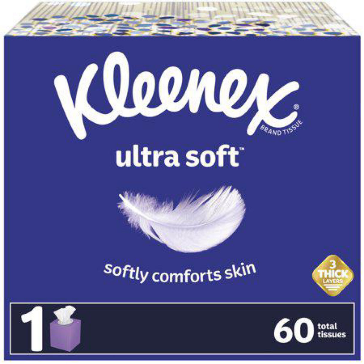 Kleenex Facial Tissues, Soft Facial Tissue, 3-Ply
