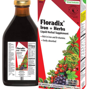 Floradix Iron + Herbs Liquid Extract (8.5 Fluid ounces)