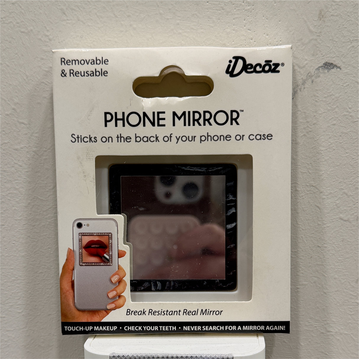 iDecoz Black Marble Phone Mirror