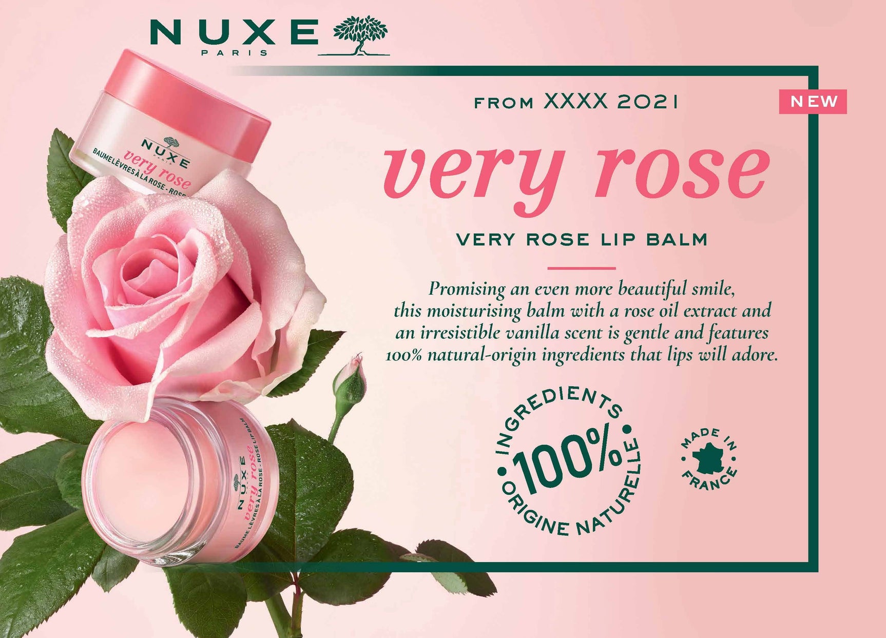 Very Rose Hydrating Lip Balm - 0.5oz