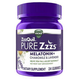 Vicks Pure ZZZs Melatonin Sleep Aid Gummies mg Supplement ct