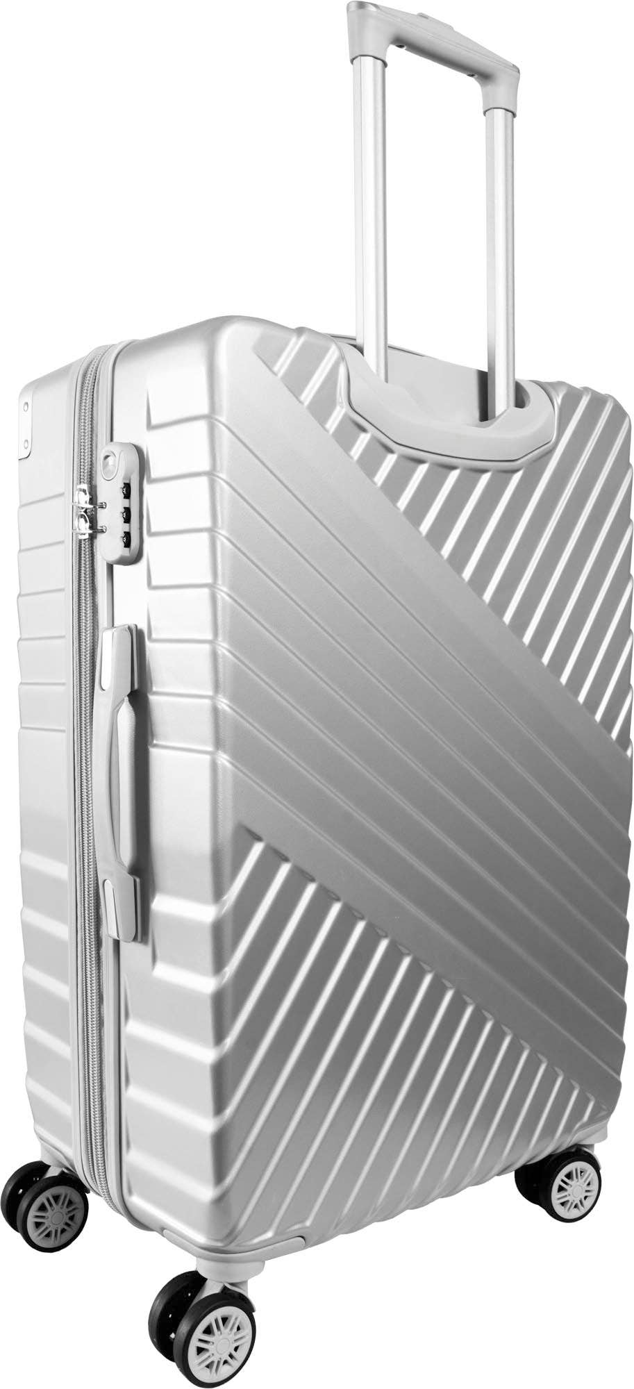 The Legend Ellen Tracy 3 PC Hard Sided Luggage Set: 331-CHROME - Image 15