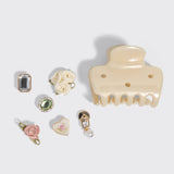 KitschPop™️ Cloud Clip 7pc Set Vintage - Pearlized Cream - Image 2