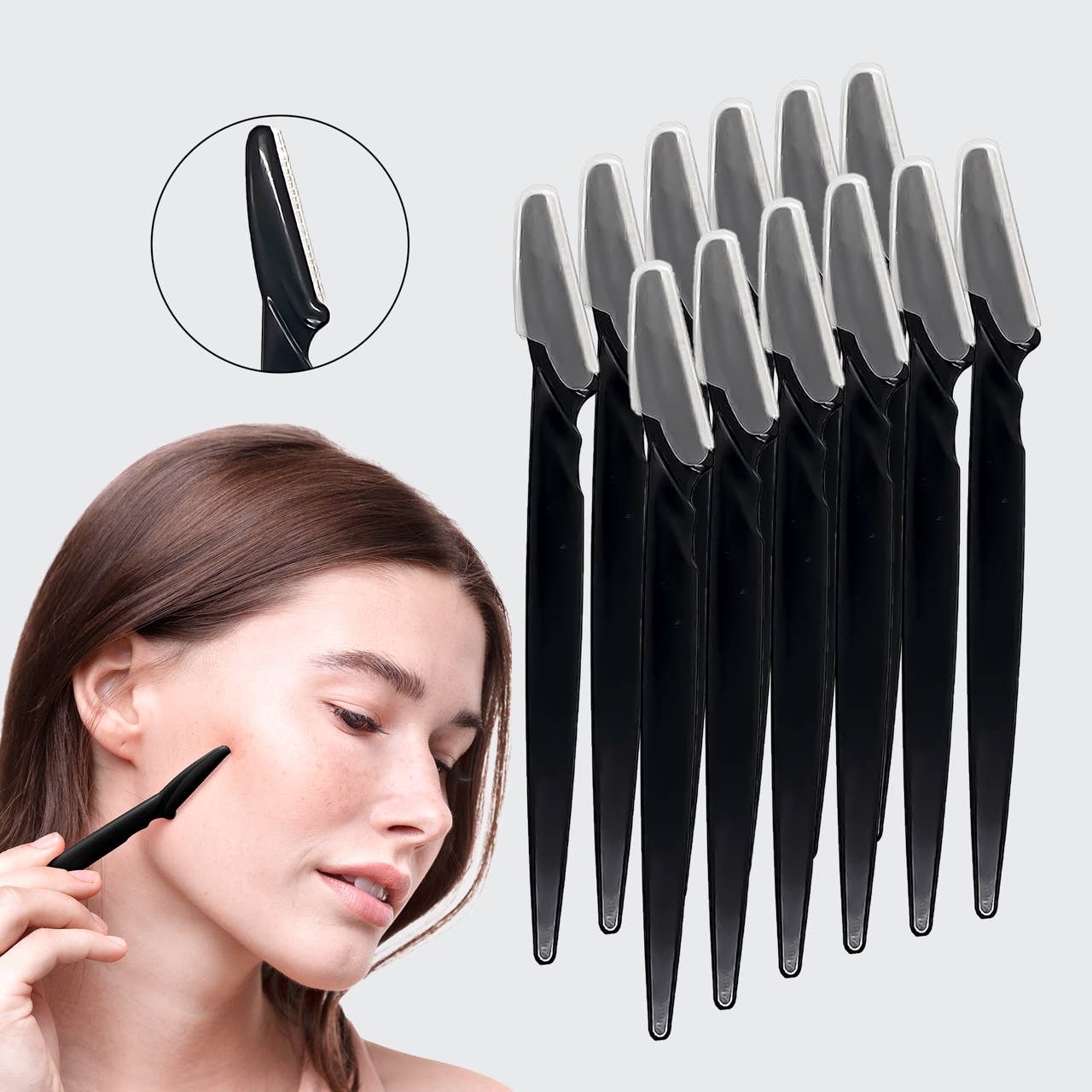 Dermaplaner 12 pack - Black - Image 4