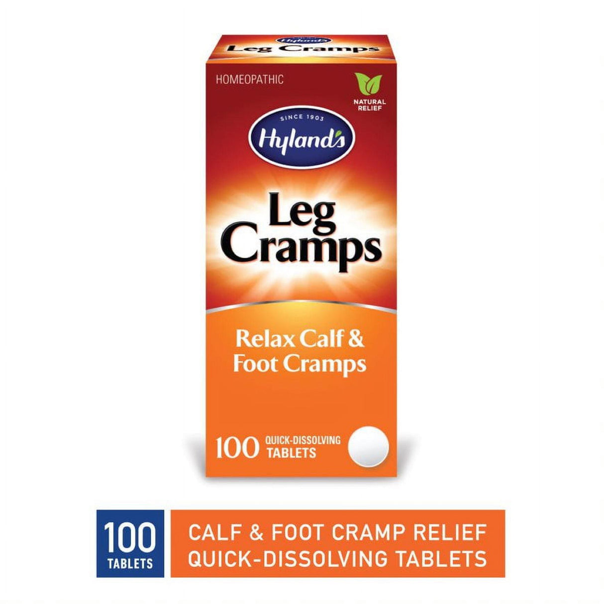 Hyland S Naturals Leg Cramp Tablets Relief of Calf Foot Cramp
