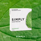 Sugar Free Peppermint Gum - Natural + Plastic-Free - Image 2