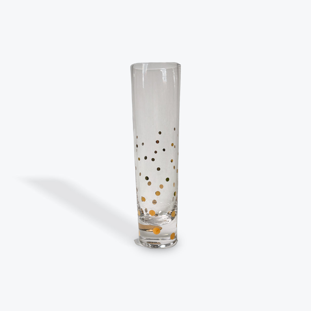 Zodax Centuri Golden Decal Polka Dot Champagne Glass