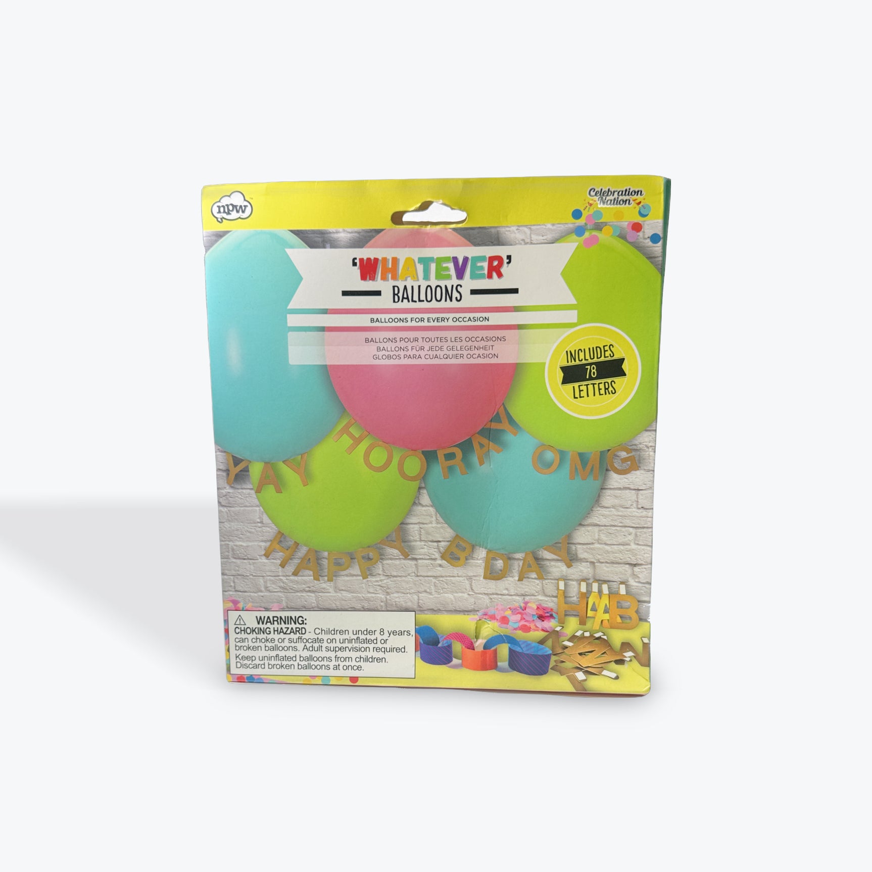 NPW Celebration Nation "Whatever" Balloons