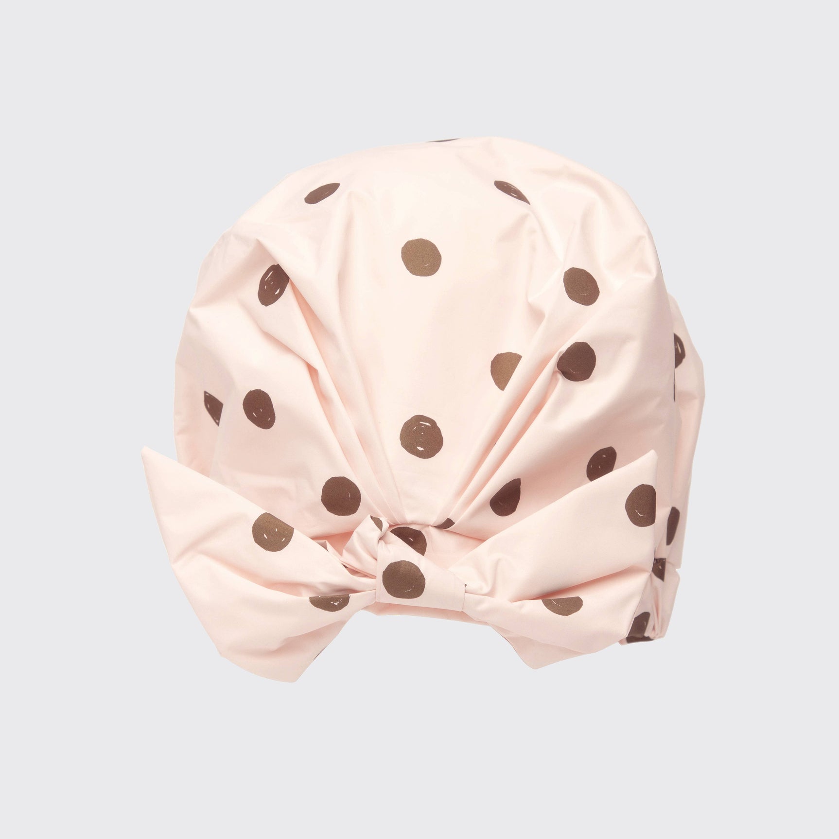 Luxury Shower Cap - Blush Dot - Image 3