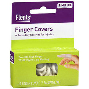 Flents Finger Cots Assorted Sizes Non Sterile Powder Free 12 Count