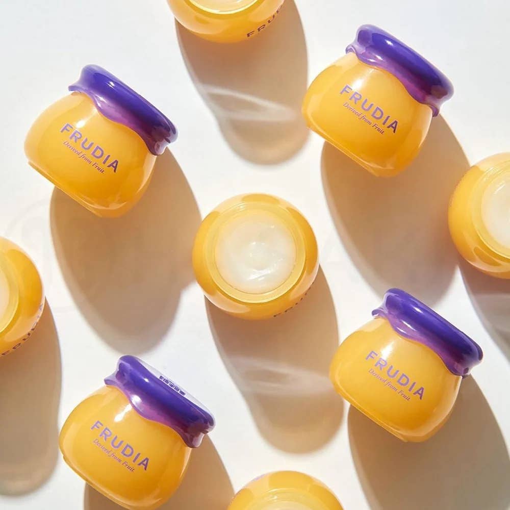 FRUIDA Hydrating Honey Lip Balm: Pomegranate Tinted Plumping - Image 2