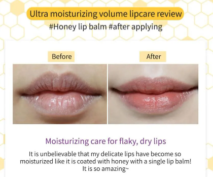 FRUIDA Hydrating Honey Lip Balm: Pomegranate Tinted Plumping