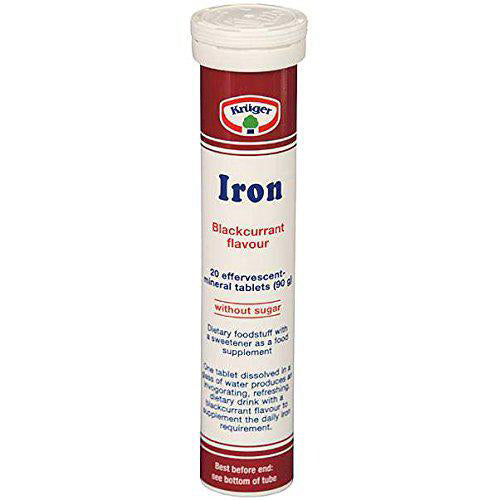 Krueger Iron- Effervescent Tablets (90 g /20 Tablets)