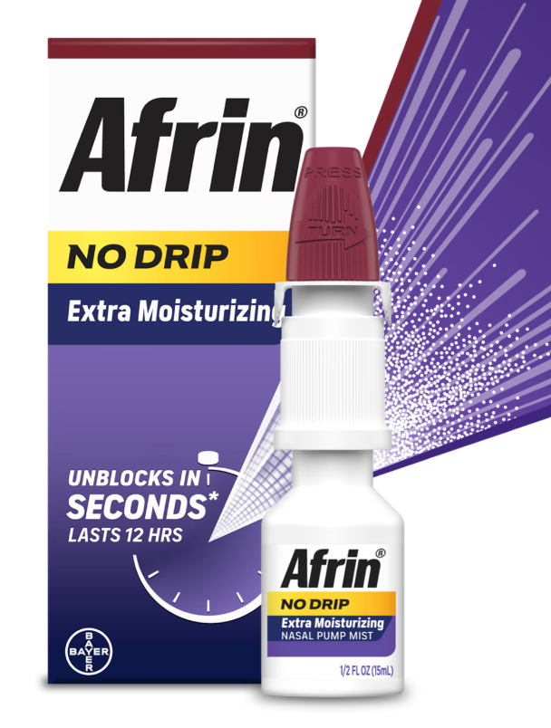 Afrin® No Drip Extra Moisturizing 0.5oz (15mL) Nasal Pump Mist