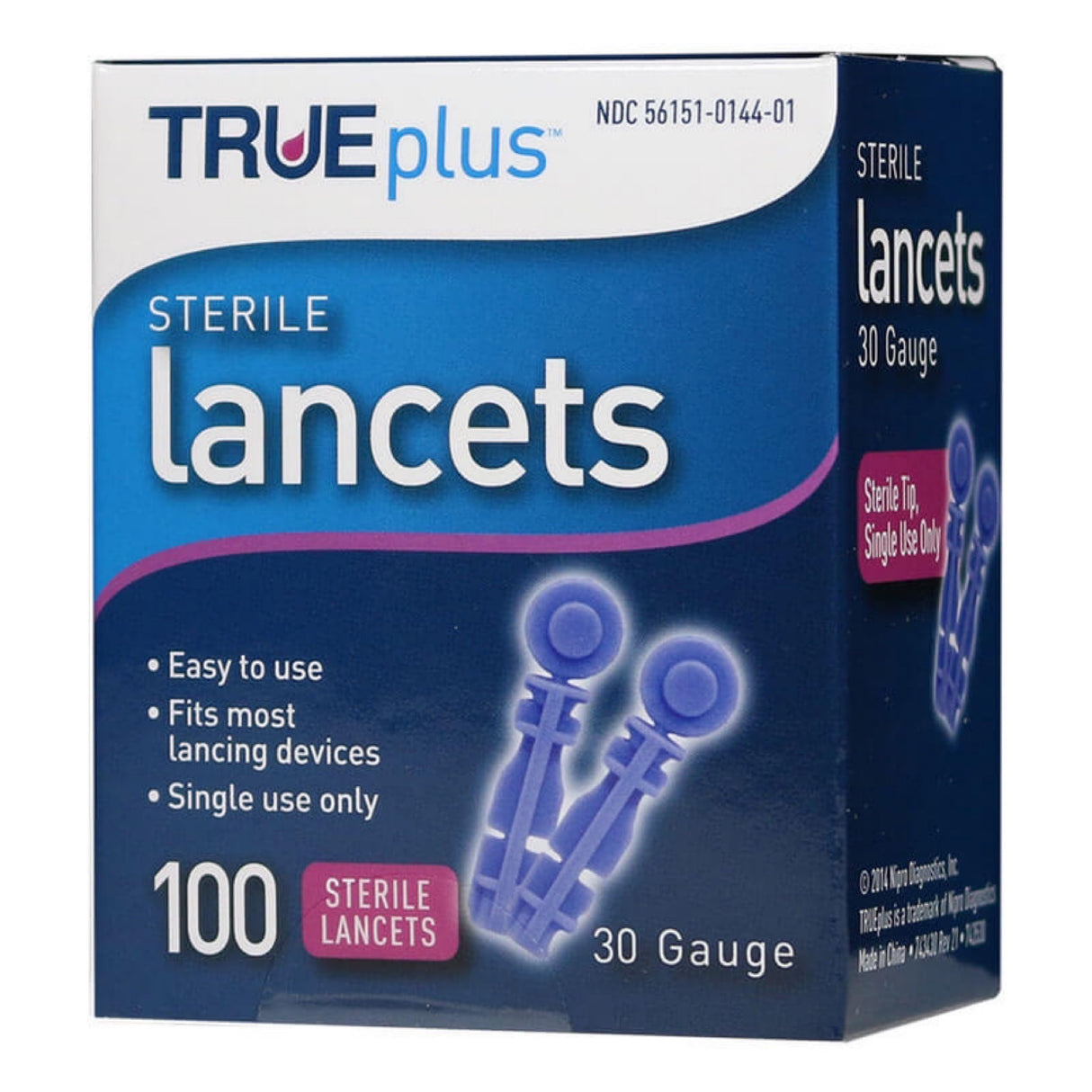 TRUE plus Sterile Lancets 30 gauge