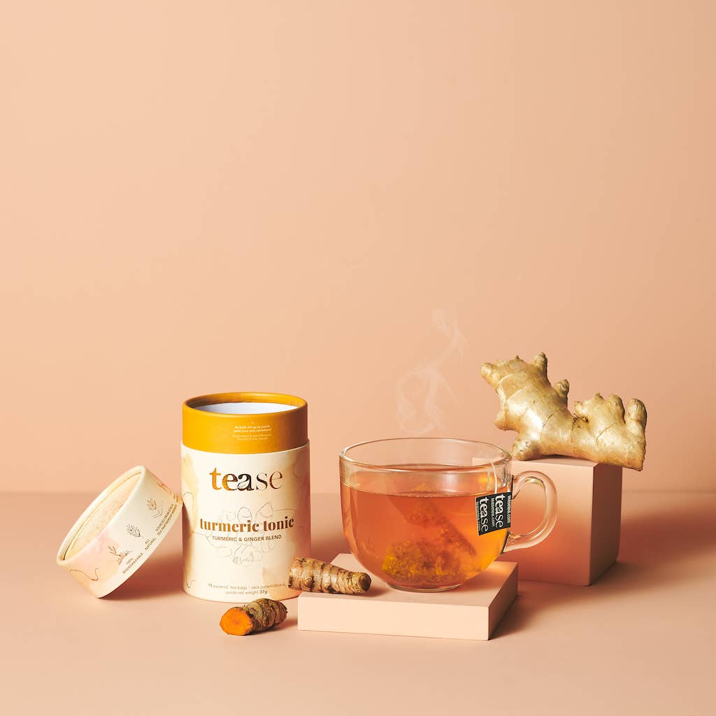 Tease Turmeric Tonic Ginger Adaptogen + Superfood Tea Blend - Image 2
