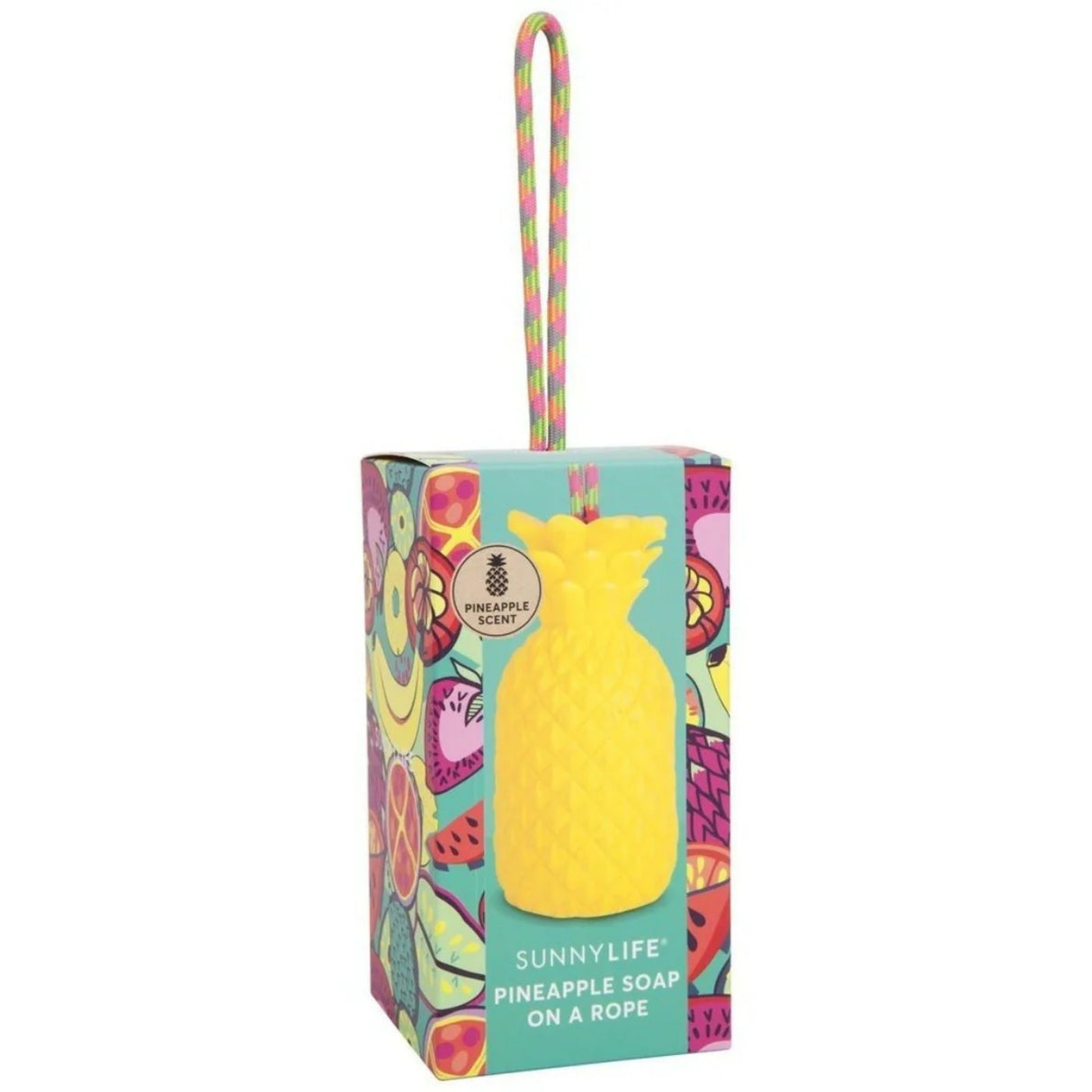 Sunnylife Pineapple Soap on a Rope-MULTI