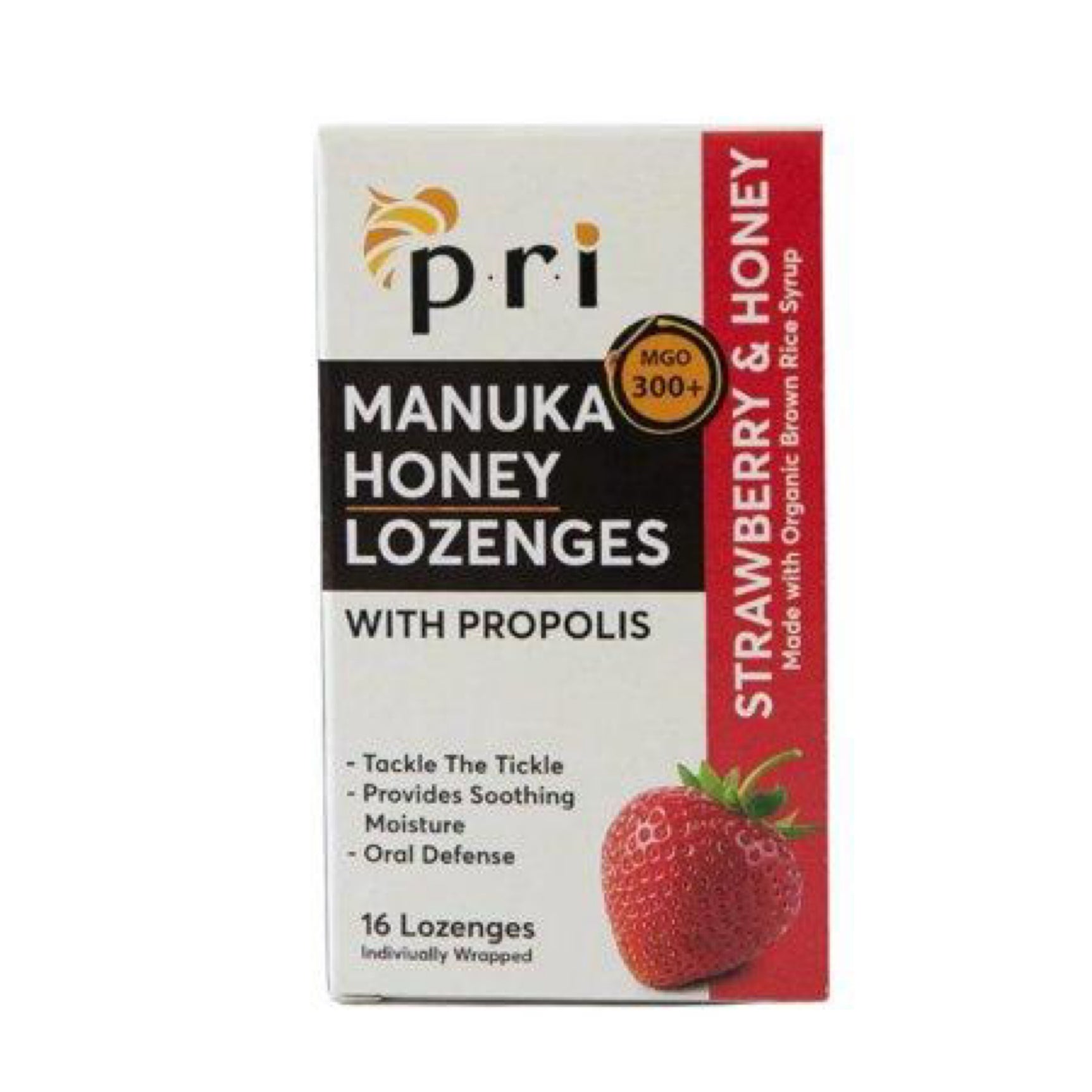 Pri Manuka Honey Lozenges with Propolis, Soothing Cough and Throat Drops