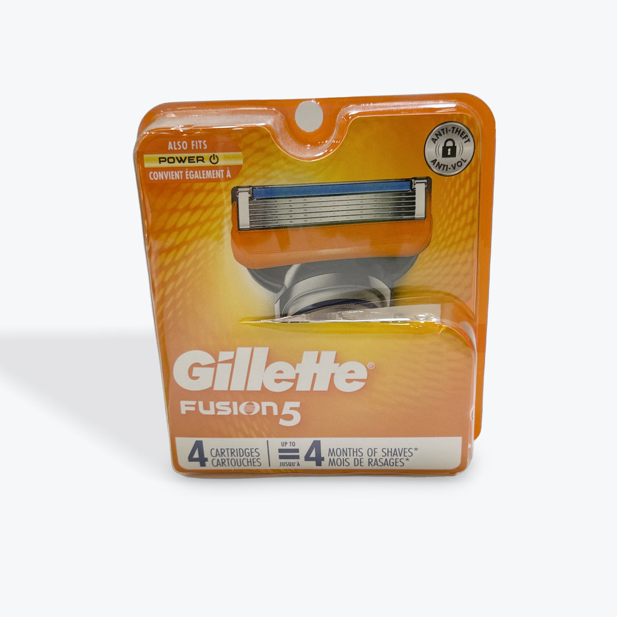 Gillette Fusion5 Men's Razor Blades, 4 Blade Refills