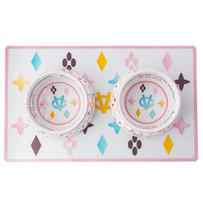 Haute Diggity Dog White Chewy Vuiton Placemat