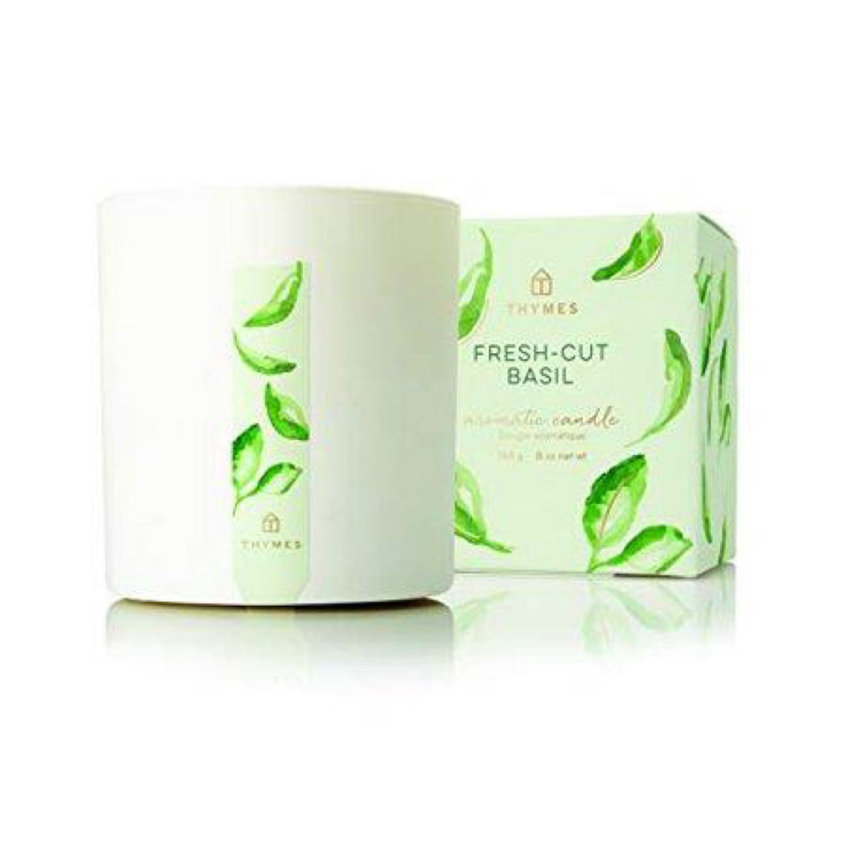 Thymes Fresh-Cut Basil Candle