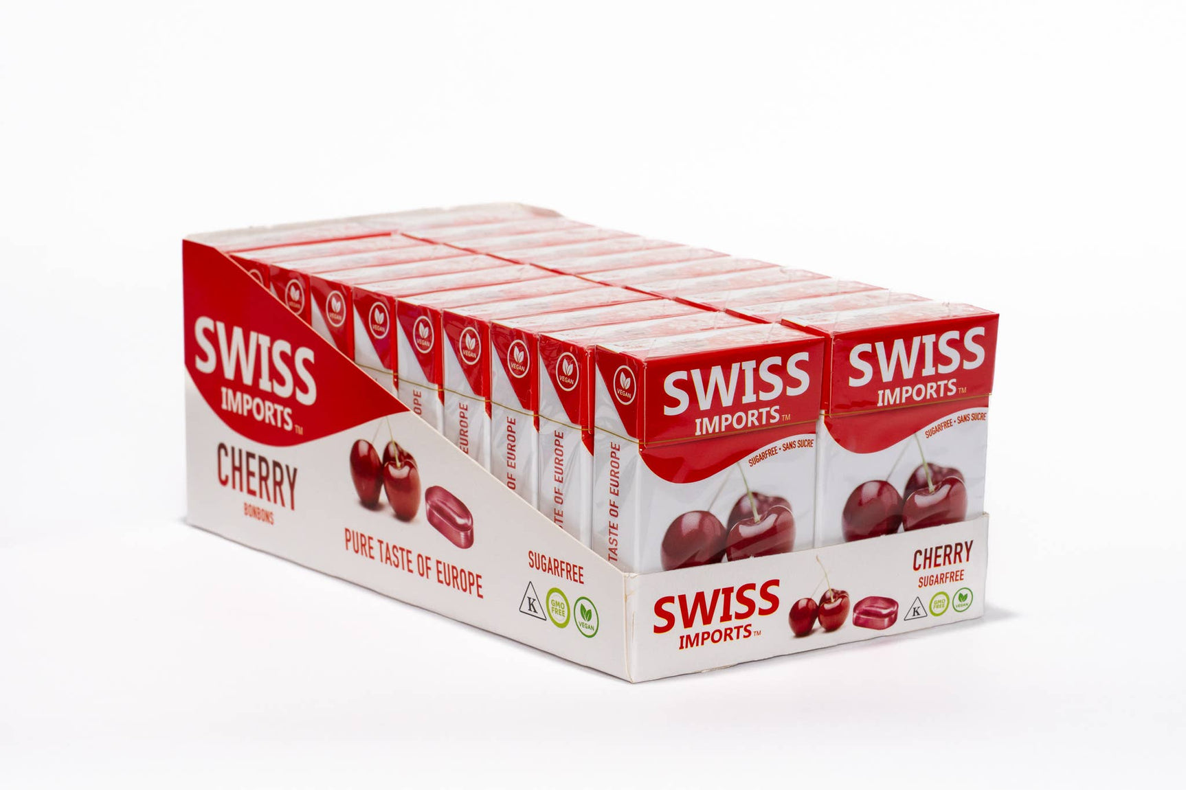 Swiss Imports Bonbons Sugar Free Cherry Candy 40g - Image 2