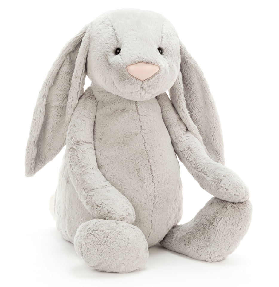 Jellycat Large Bashful Grey Bunny